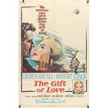 GIFT OF LOVE Movie Poster '58 Lauren Bacall