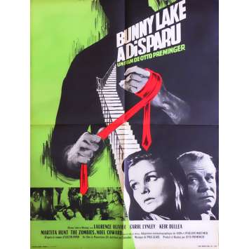 BUNNY LAKE A DISPARU Affiche de film 60x80 - 1965 - Laurence Olivier, Otto Preminger