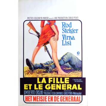 LA FILLE ET LE GENERAL Affiche de film 35x55 - 1967 - Virna Lisi, Pasquale Festa