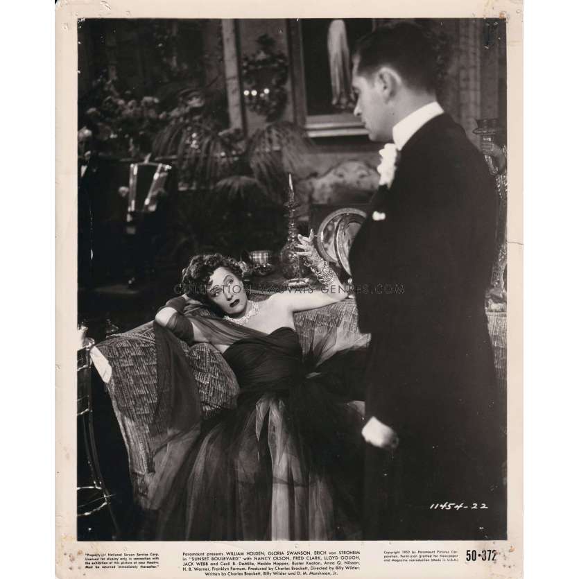 BOULEVARD DU CREPUSCULE Photo de presse 11454-22 - 20x25 cm. - 1950 - Gloria Swanson, Billy Wilder