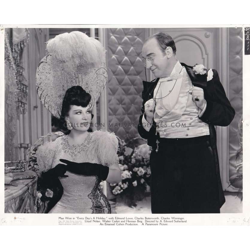 FIFI PEAU DE PECHE Photo de presse MP8-111 - 20x25 cm. - 1937 - Mae West, A. Edward Sutherland