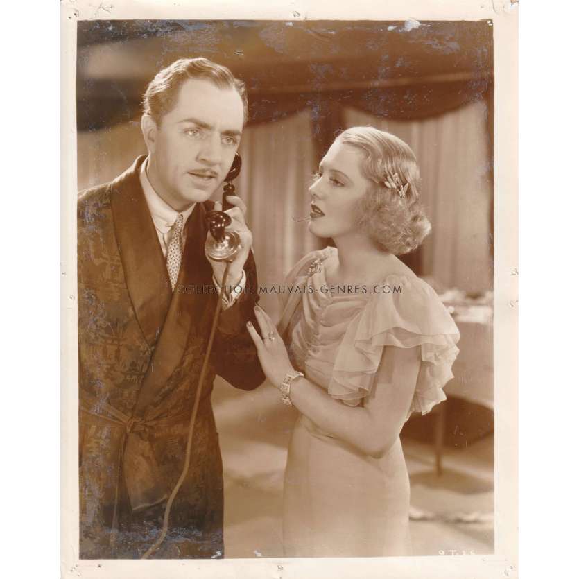 MON EX-FEMME DETECTIVE Photo de presse OT-26 - 20x25 cm. - 1936 - William Powell, Stephen Roberts