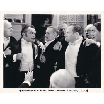 J'AIMAIS UNE FEMME Photo de presse RM-63 - 20x25 cm. - 1933 - Edward G. Robinson, Alfred E. Green