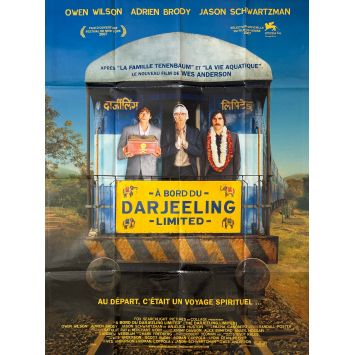 A BORD DU DARJEELING LIMITED Affiche de film- 120x160 cm. - 2007 - Owen Wilson, Wes Anderson