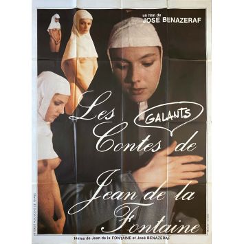 LES CONTES DE LA FONTAINE Affiche de film- 120x160 cm. - 1980 - Paul Bisciglia, José Bénazéraf