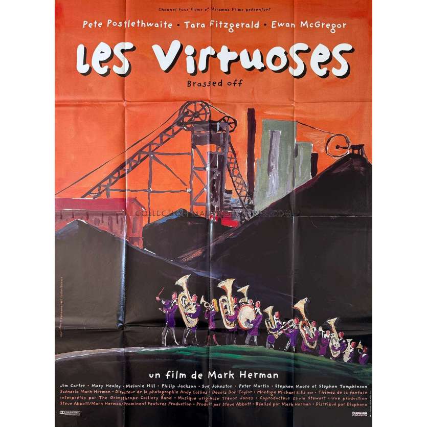 LES VIRTUOSES Affiche de film- 120x160 cm. - 1996 - Ewan McGregor , Mark Herman