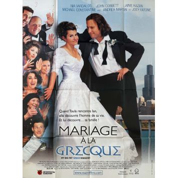 MY BIG FAT GREEK WEDDING French Movie Poster- 47x63 in. - 2002 - Joel Zwick, Nia Vardalos