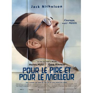 POUR LE PIRE ET LE MEILLEUR Affiche de film- 120x160 cm. - 1997 - Jack Nicholson, James L. Brooks