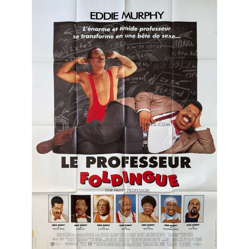 THE NUTTY PROFESSOR French Movie Poster- 47x63 in. - 1996 - Tom Shadyac, Eddie Murphy