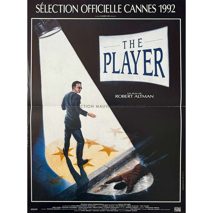 THE PLAYER Affiche de film- 40x54 cm. - 1992 - Whoopi Goldberg, Emile Ardolino