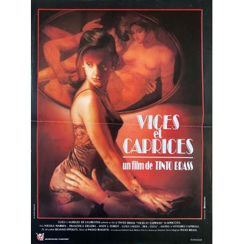 CAPRICCIO French Movie Poster- 15x21 in. - 1987 - Tinto Brass, Nicola Warren