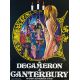 DU DECAMERON A CANTERBURY Affiche de film- 60x80 cm. - 1975 - Mariangela Giordano, Lucio Dandolo