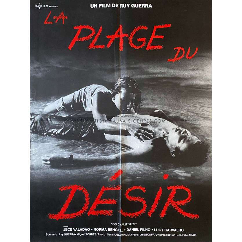 LA PLAGE DU DESIR Affiche de film- 60x80 cm. - 1983 - Muriel Montosse, Jesus Franco