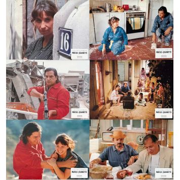 MARIUS AND JEANNETTE French Lobby Cards x6 - 9x12 in. - 1997 - Robert Guédigian, Ariane Ascaride