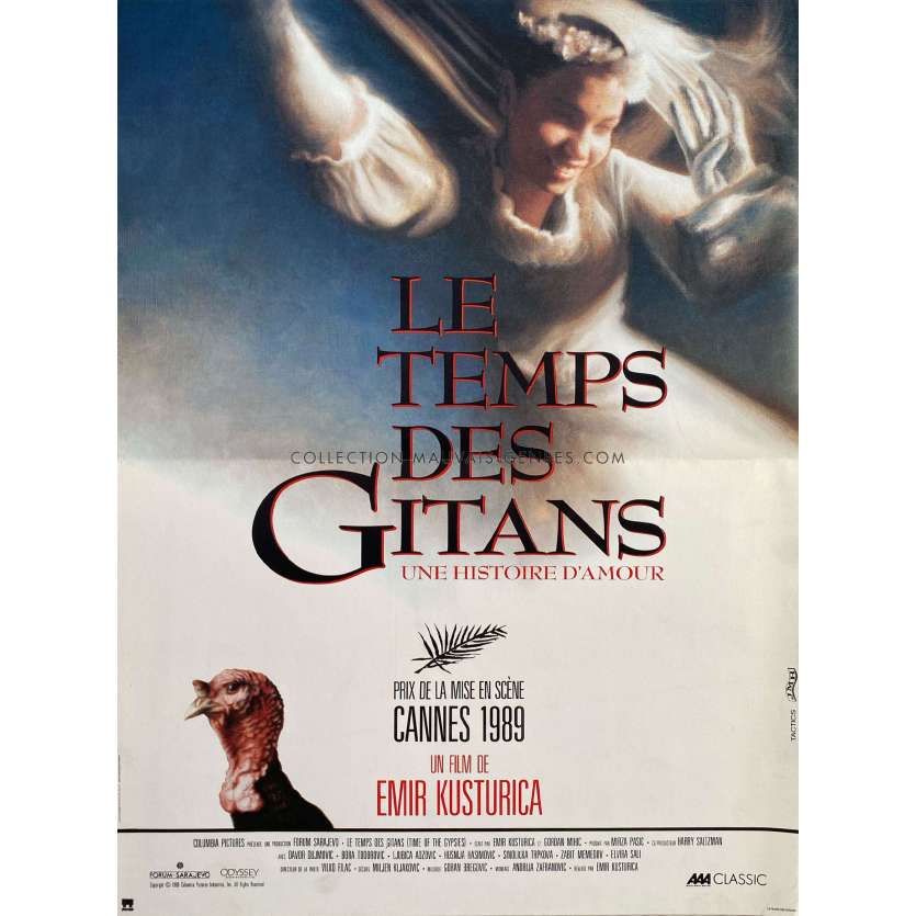 LE TEMPS DE GITANS Affiche de film- 40x54 cm. - 1988 - Davor Dujmovic, Emir Kusturica