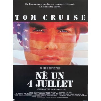 NE UN 4 JUILLET Affiche de film- 40x54 cm. - 1989 - Tom Cruise, Oliver Stone