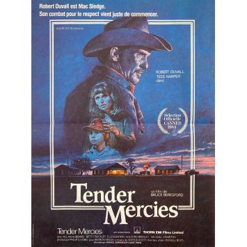 TENDER MERCIES Affiche de film- 40x54 cm. - 1983 - Robert Duval, Bruce Beresford