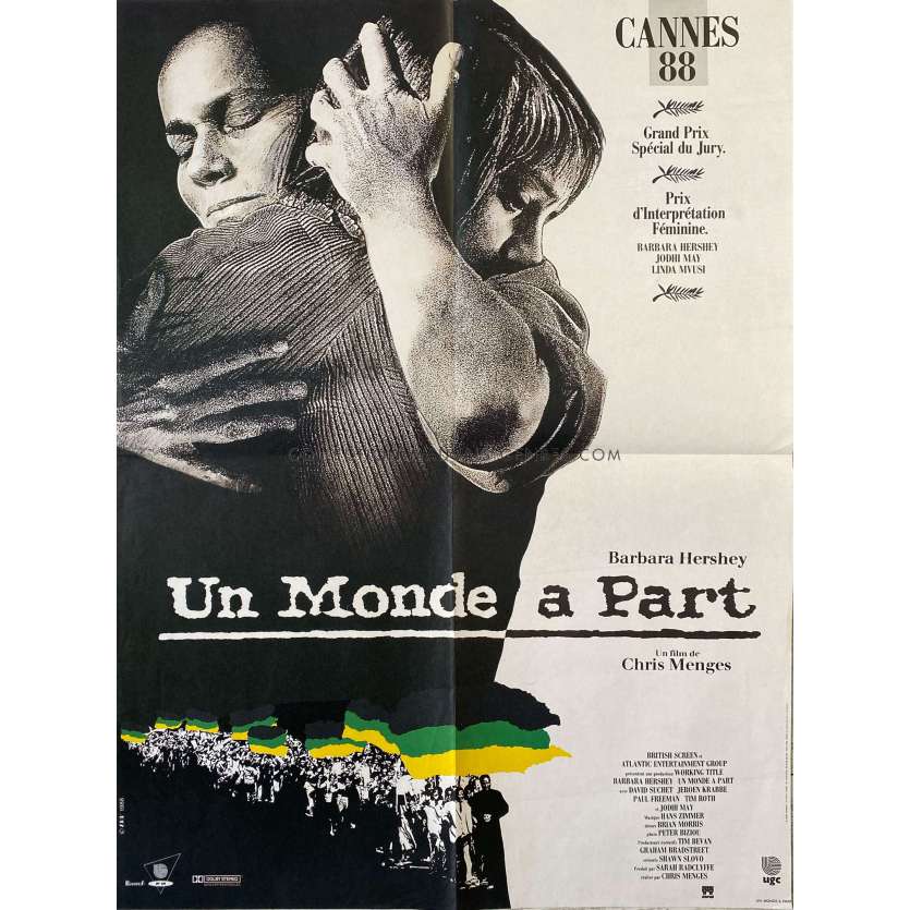 A WORLD APART French Movie Poster- 23x32 in. - 1988 - Chris Menges, Barbara Hershey