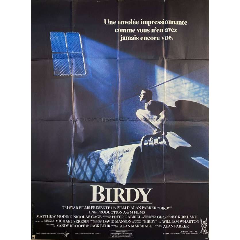 BIRDY Affiche de film- 120x160 cm. - 1984 - Matthew Modine, Alan Parker