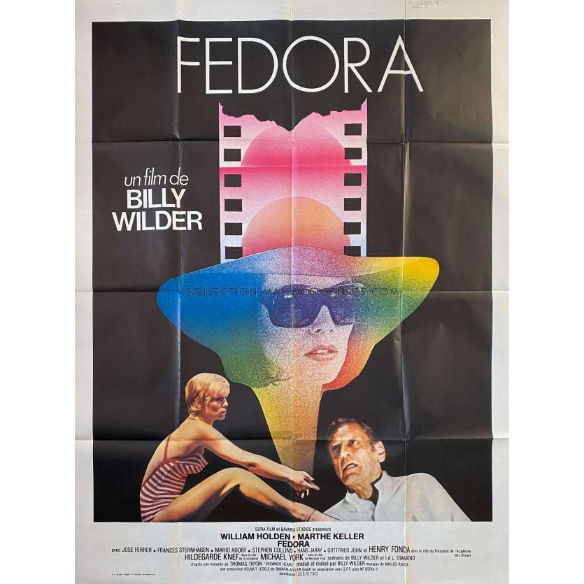 FEDORA Affiche de film- 120x160 cm. - 1978 - William Holden, Billy Wilder