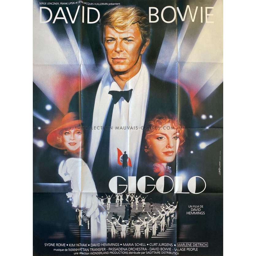 GIGOLO Affiche de film- 120x160 cm. - 1978 - David Bowie, David Hemmings