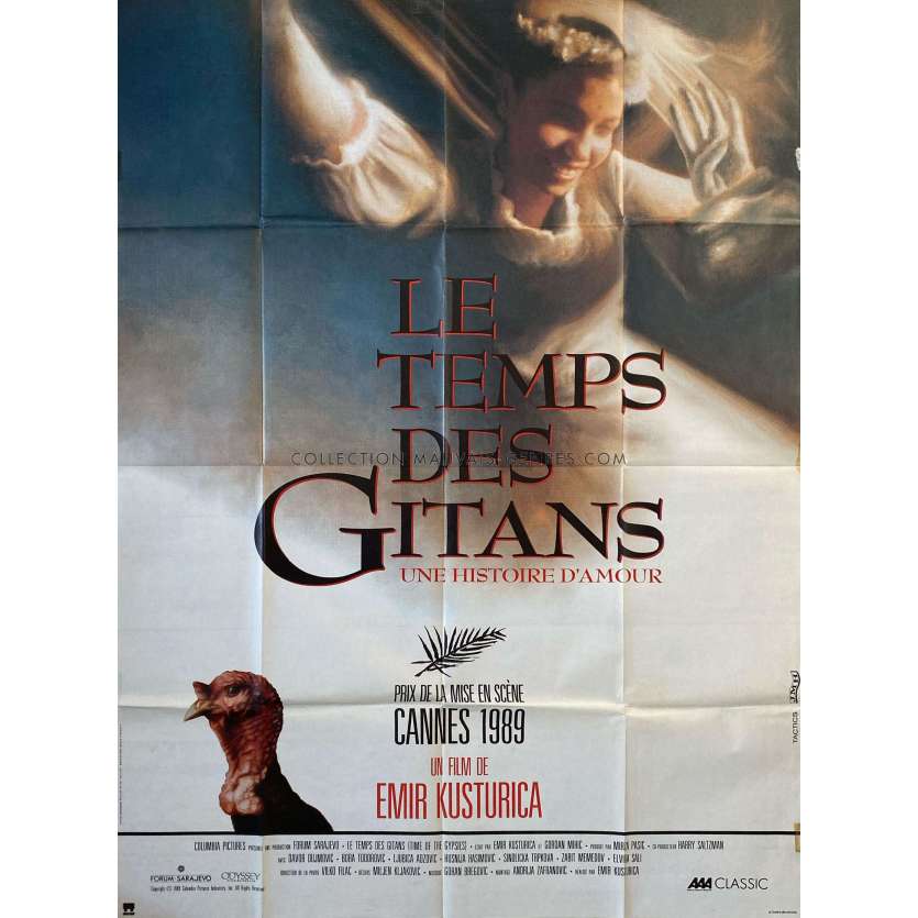 LE TEMPS DE GITANS Affiche de film- 120x160 cm. - 1988 - Davor Dujmovic, Emir Kusturica