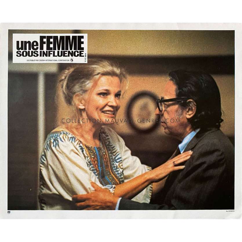 A WOMAN UNDER INFLUENCE French Lobby Card N05 - 10x12 in. - 1974 - John Cassavetes, Gena Rowlands