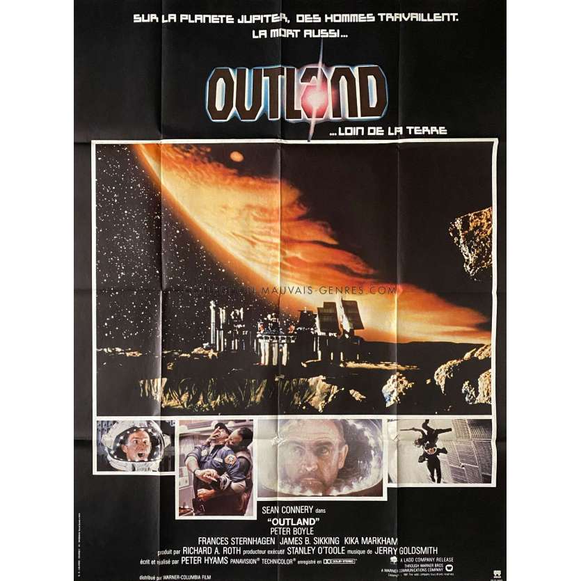 OUTLAND French Movie Poster- 47x63 in. - 1981 - Peter Hyams, Sean Connery