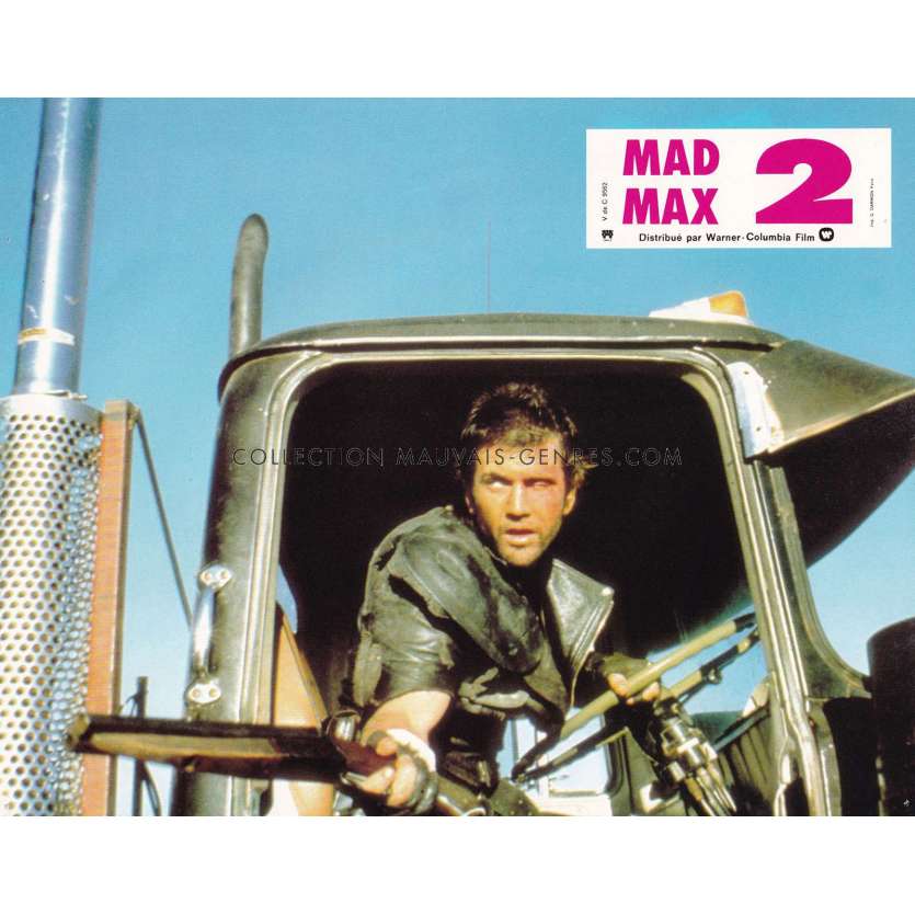 MAD MAX 2: THE ROAD WARRIOR French Lobby Card N01 - 9x12 in. - 1982 - George Miller, Mel Gibson