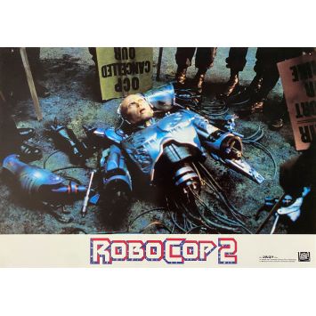 ROBOCOP 2 German Lobby Card N07 - 9x11,5 in. - 1990 - Irvin Kershner, Peter Weller