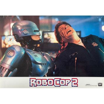 ROBOCOP 2 German Lobby Card N09 - 9x11,5 in. - 1990 - Irvin Kershner, Peter Weller