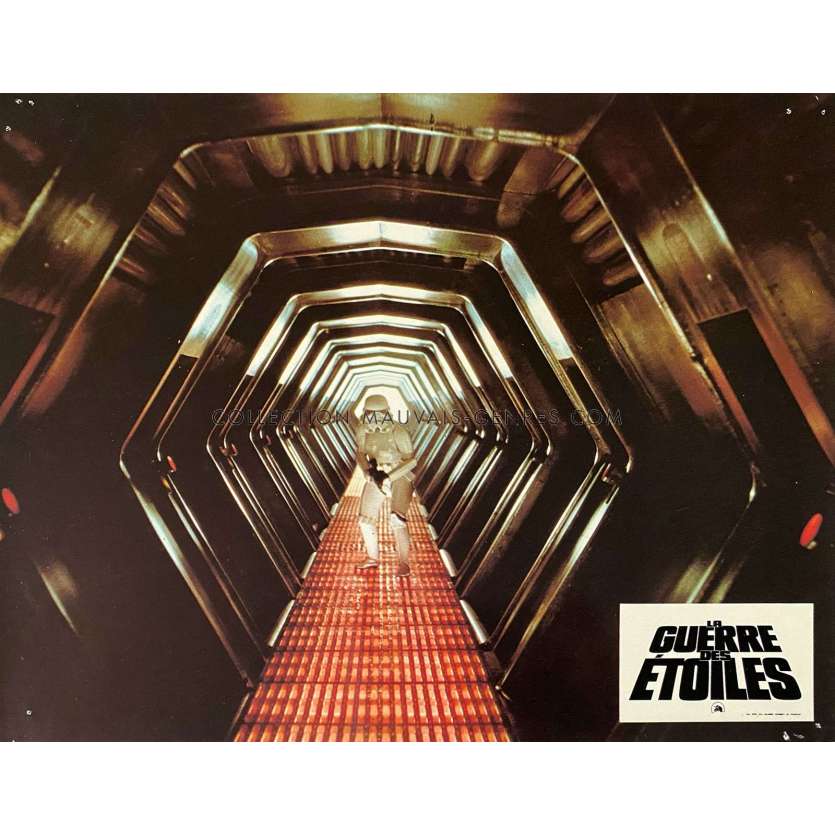 STAR WARS - A NEW HOPE French Lobby Card N02 - 9x12 in. - 1977 - George Lucas, Harrison Ford