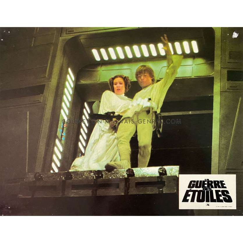 STAR WARS - A NEW HOPE French Lobby Card N08 - 9x12 in. - 1977 - George Lucas, Harrison Ford