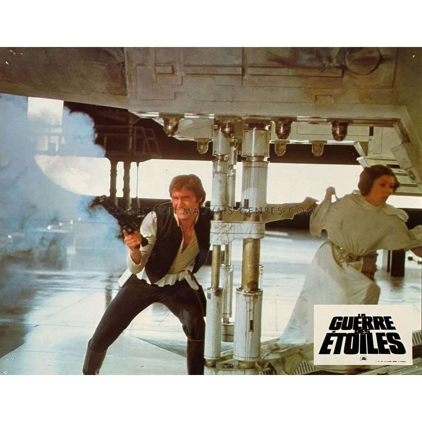 STAR WARS - A NEW HOPE French Lobby Card N11 - 9x12 in. - 1977 - George Lucas, Harrison Ford