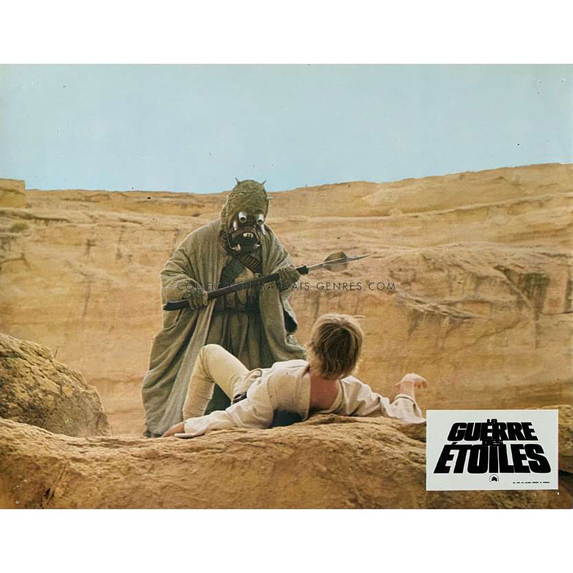 STAR WARS - A NEW HOPE French Lobby Card N12 - 9x12 in. - 1977 - George Lucas, Harrison Ford