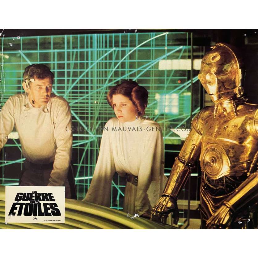 STAR WARS - A NEW HOPE French Lobby Card N17 - 9x12 in. - 1977 - George Lucas, Harrison Ford