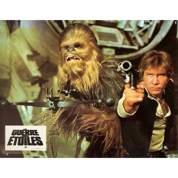 STAR WARS - LA GUERRE DES ETOILES Photo de film N18 - 22x28 cm. - 1977 - Harrison Ford, George Lucas