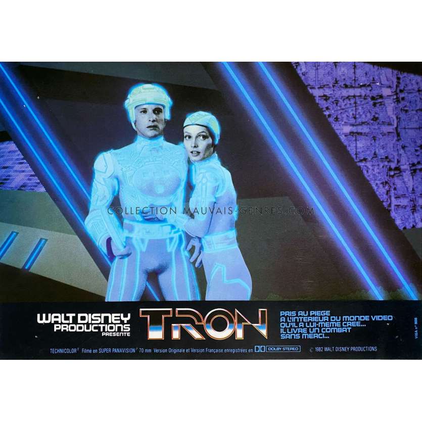 TRON Photo de film N05 - 22x28 cm. - 1982 - Jeff Bridges, Steven Lisberger