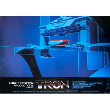 TRON French Lobby Card N06 - 9x12 in. - 1982 - Steven Lisberger, Jeff Bridges