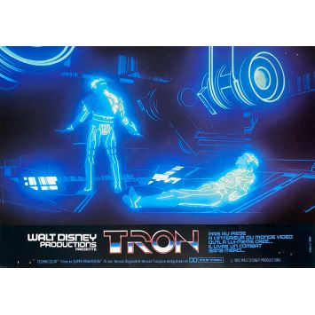 TRON French Lobby Card N10 - 9x12 in. - 1982 - Steven Lisberger, Jeff Bridges