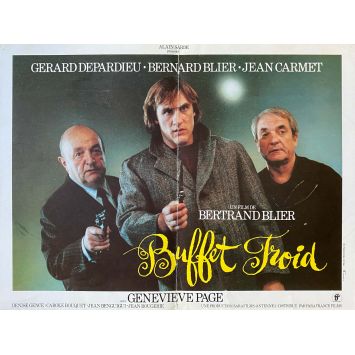 BUFFET FROID Affiche de film- 30x40 cm. - 1979 - Gérard Depardieu, Bertrand Blier