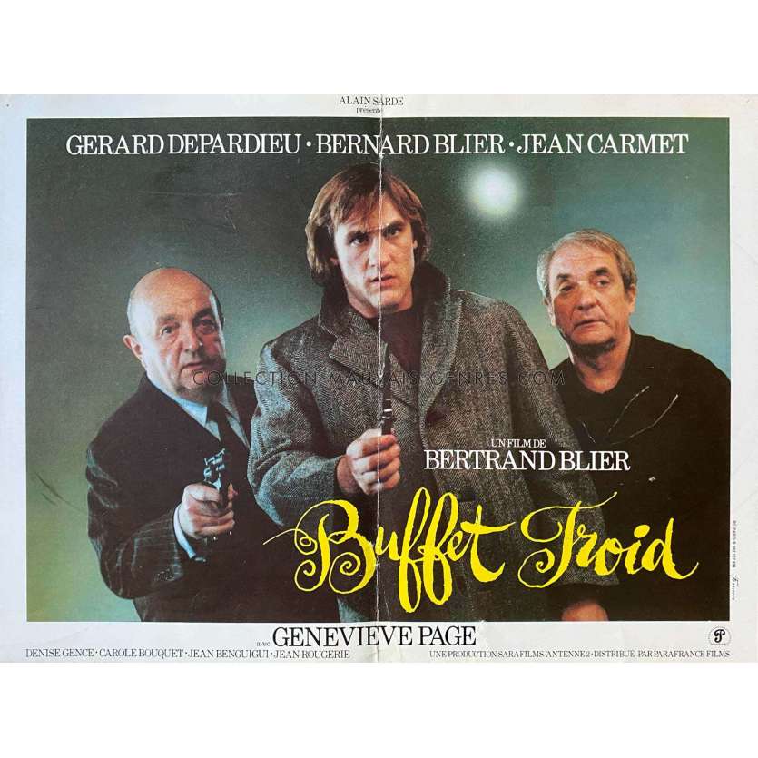 BUFFET FROID French Movie Poster- 12x15 in. - 1979 - Bertrand Blier, Gérard Depardieu