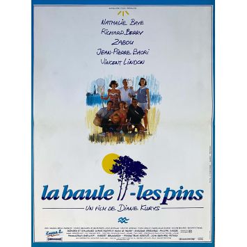 LA BAULE LES PINS Affiche de film- 40x54 cm. - 1990 - Nathalie Baye, Diane Kurys