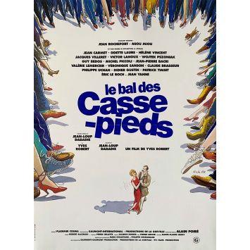 LE BAL DES CASSE-PIEDS French Movie Poster- 15x21 in. - 1992 - Yves Robert, Jean Rochefort