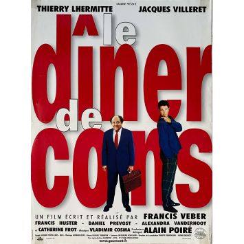 THE DINNER GAME French Movie Poster- 15x21 in. - 1998 - Francis Veber, Jacques Villeret