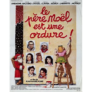 LE PERE NOEL EST UNE ORDURE Affiche de film- 40x54 cm. - 1982 - Thierry Lhermitte, Jean-Marie Poiré