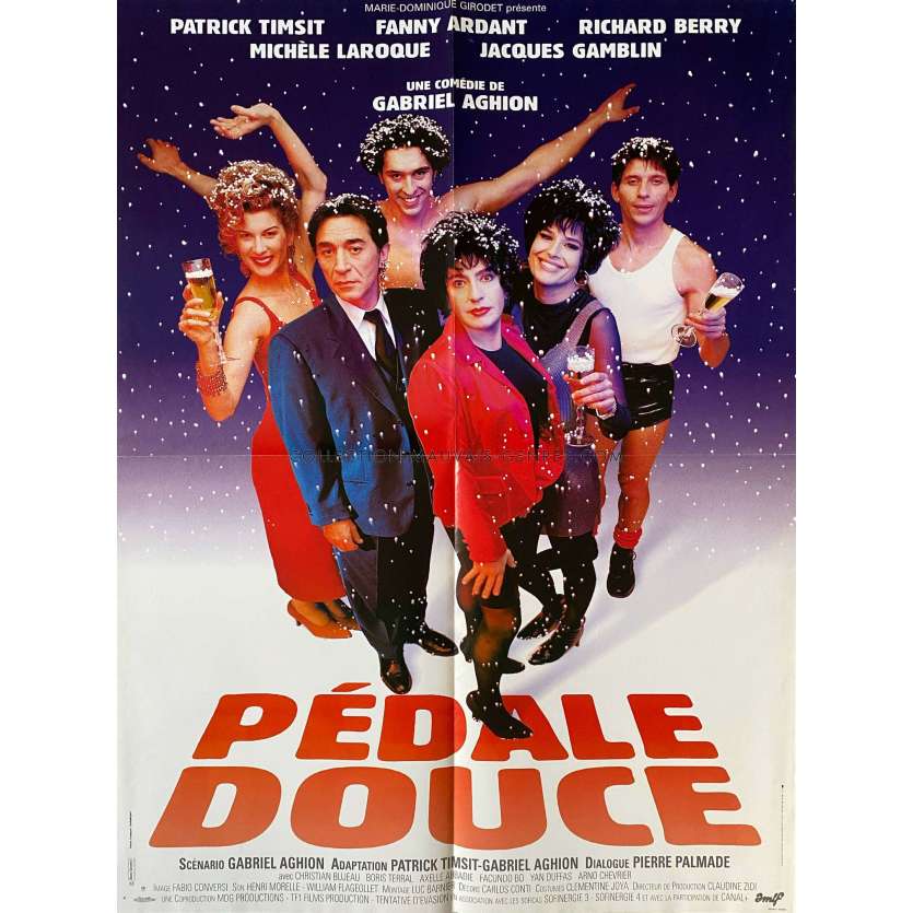 PEDALE DOUCE Affiche de film- 60x80 cm. - 1996 - Patrick Timsit, Gabriel Aghion