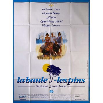 LA BAULE LES PINS French Movie Poster- 47x63 in. - 1990 - Diane Kurys, Nathalie Baye