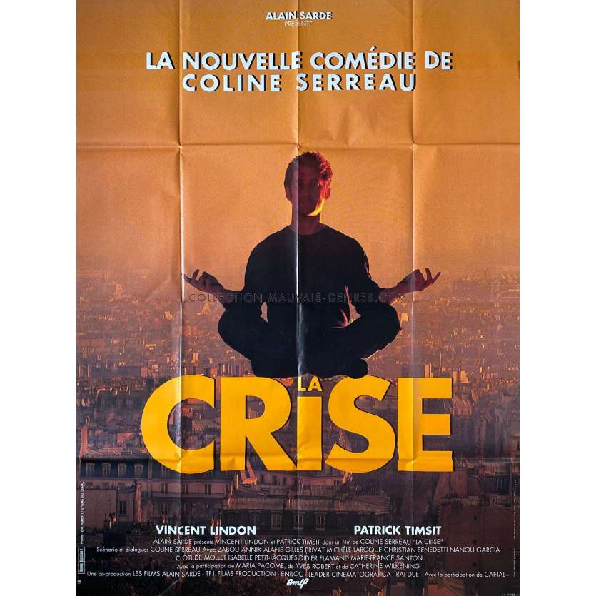 CRISIS GO ROUND French Movie Poster- 47x63 in. - 1992 - Coline Serreau, Vincent Lindon