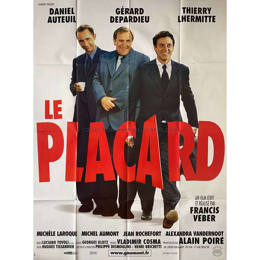 LE PLACARD Affiche de film- 120x160 cm. - 2001 - Daniel Auteuil, Francis Weber